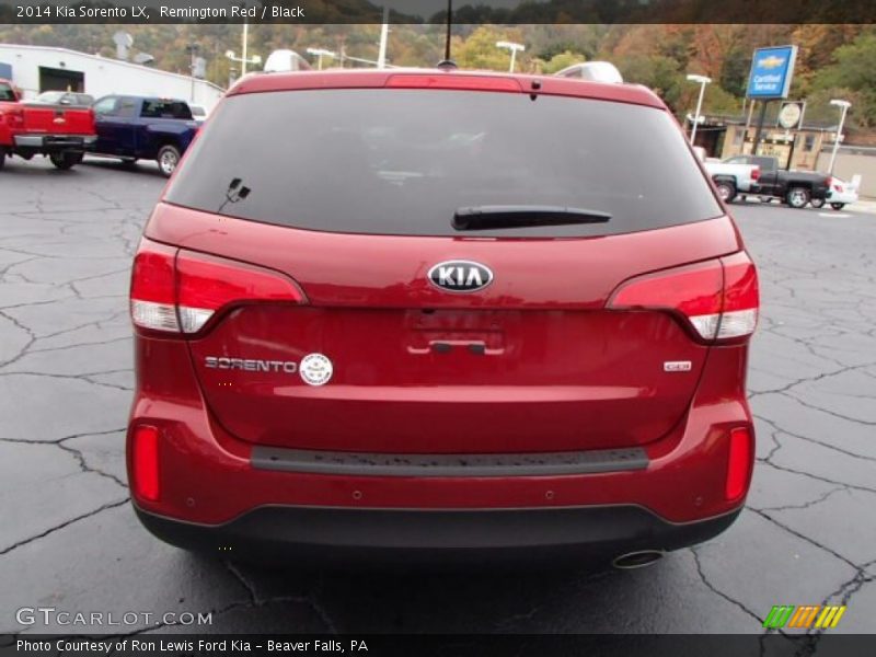 Remington Red / Black 2014 Kia Sorento LX