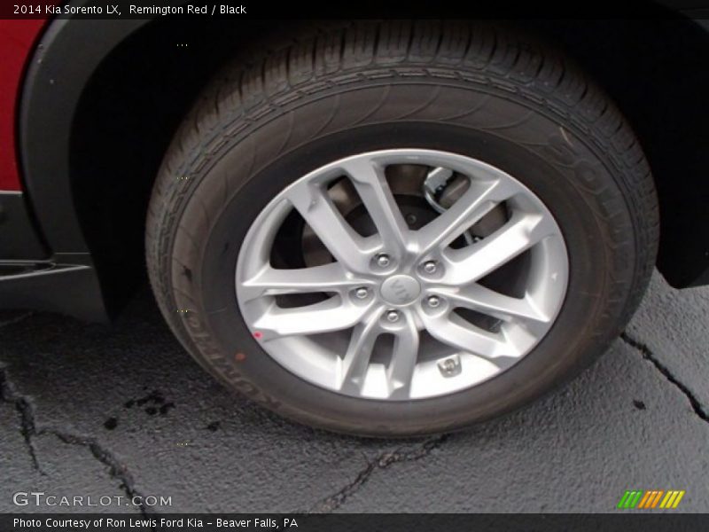 Remington Red / Black 2014 Kia Sorento LX