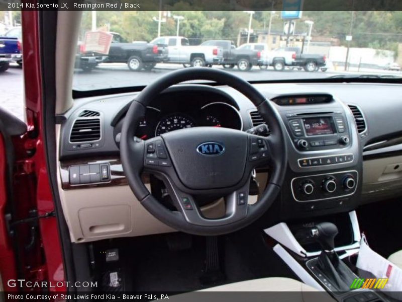 Dashboard of 2014 Sorento LX
