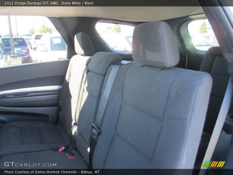 Stone White / Black 2012 Dodge Durango SXT AWD