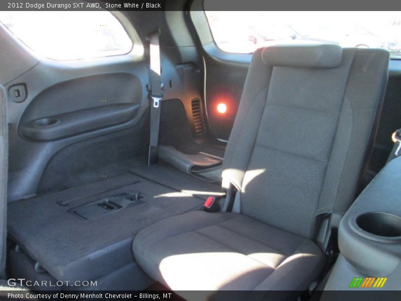 Stone White / Black 2012 Dodge Durango SXT AWD