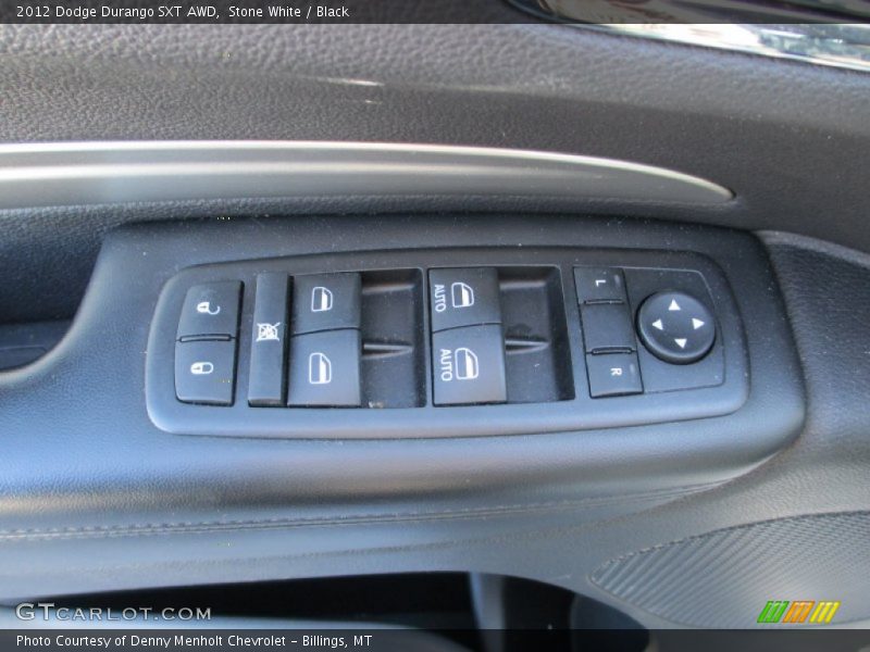Stone White / Black 2012 Dodge Durango SXT AWD
