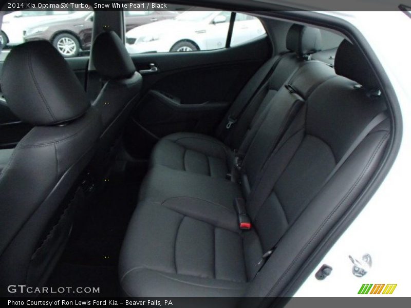 Rear Seat of 2014 Optima SX Turbo