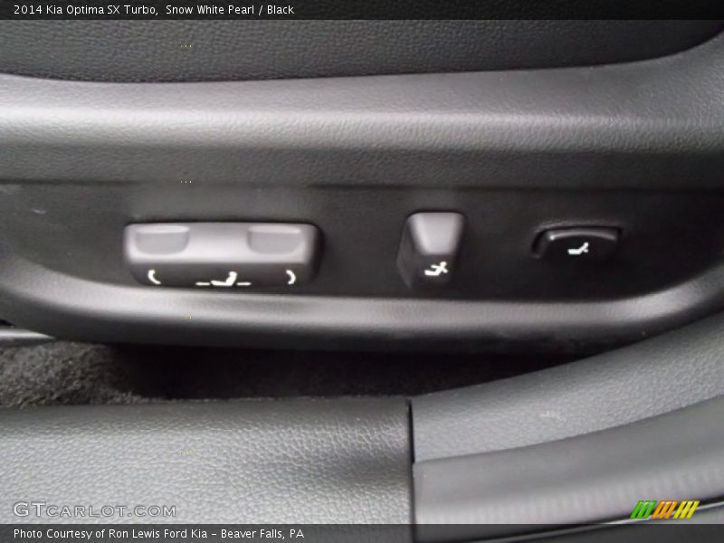 Snow White Pearl / Black 2014 Kia Optima SX Turbo