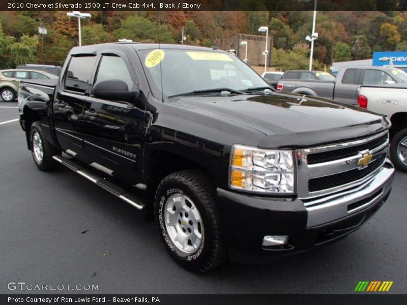 Black / Ebony 2010 Chevrolet Silverado 1500 LT Crew Cab 4x4