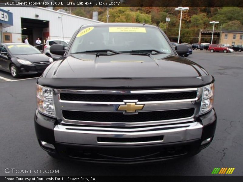Black / Ebony 2010 Chevrolet Silverado 1500 LT Crew Cab 4x4