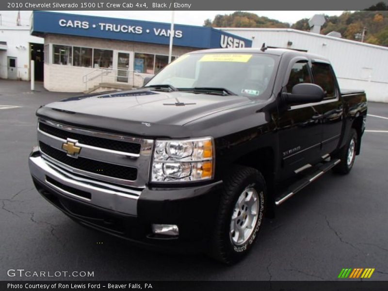Black / Ebony 2010 Chevrolet Silverado 1500 LT Crew Cab 4x4