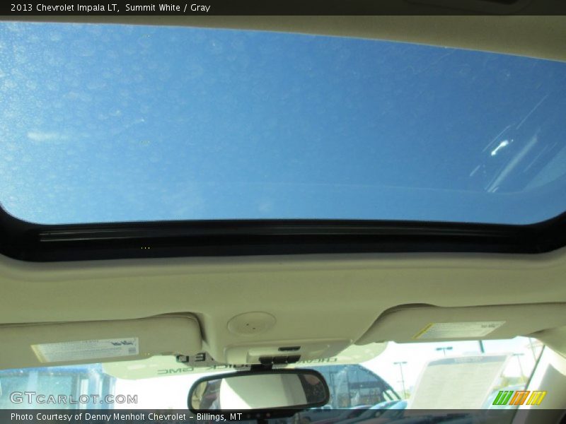 Summit White / Gray 2013 Chevrolet Impala LT