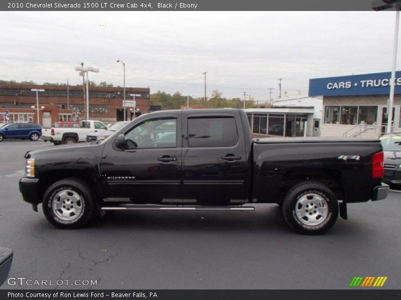 Black / Ebony 2010 Chevrolet Silverado 1500 LT Crew Cab 4x4