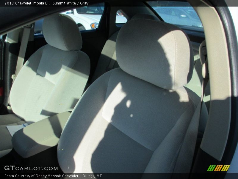 Summit White / Gray 2013 Chevrolet Impala LT