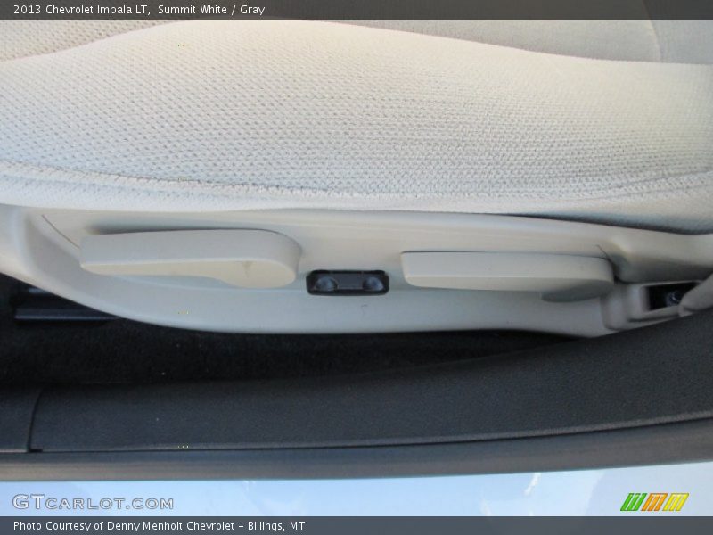 Summit White / Gray 2013 Chevrolet Impala LT