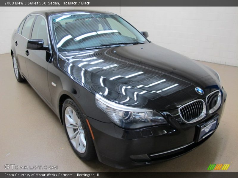 Jet Black / Black 2008 BMW 5 Series 550i Sedan