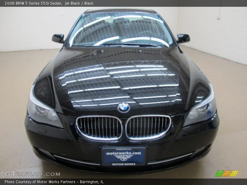 Jet Black / Black 2008 BMW 5 Series 550i Sedan