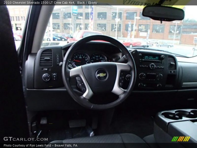 Black / Ebony 2010 Chevrolet Silverado 1500 LT Crew Cab 4x4