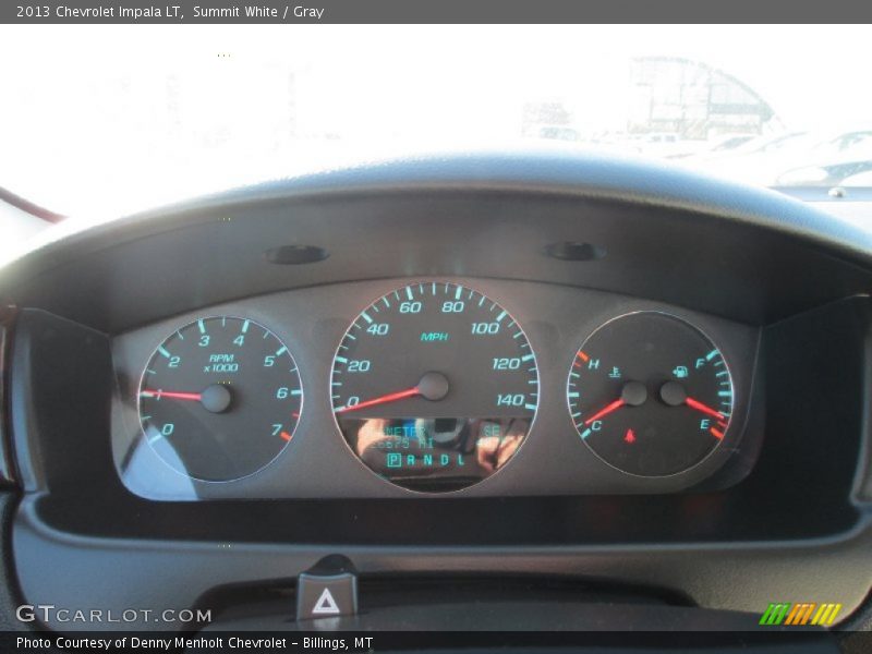 Summit White / Gray 2013 Chevrolet Impala LT