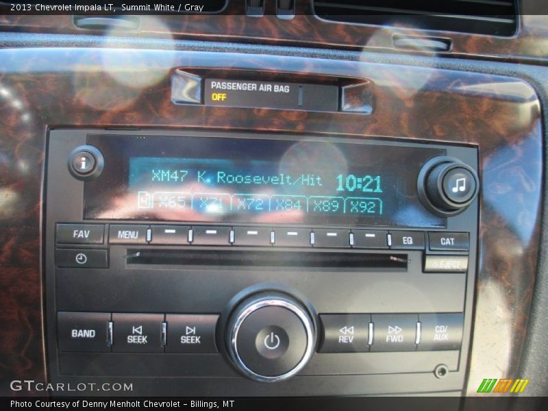 Summit White / Gray 2013 Chevrolet Impala LT