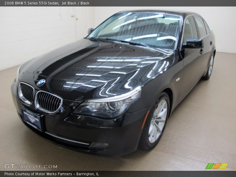 Jet Black / Black 2008 BMW 5 Series 550i Sedan
