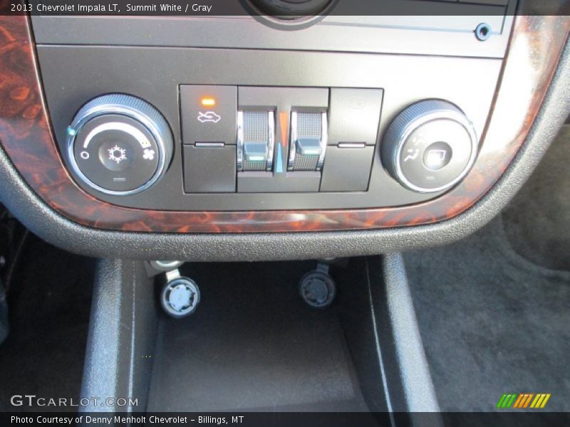 Summit White / Gray 2013 Chevrolet Impala LT