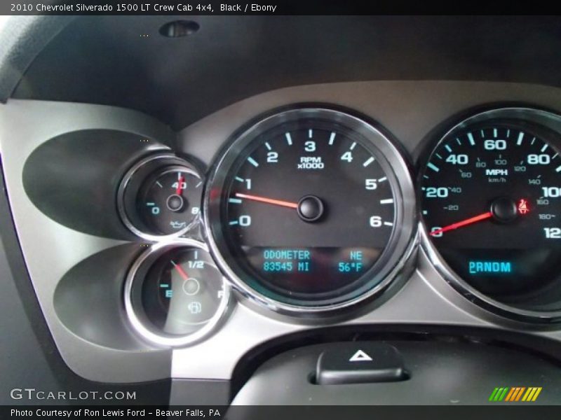 Black / Ebony 2010 Chevrolet Silverado 1500 LT Crew Cab 4x4