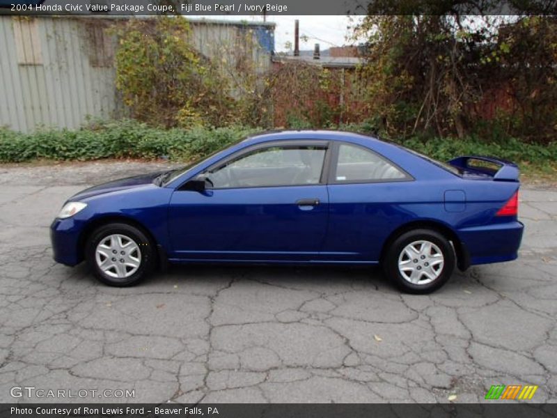  2004 Civic Value Package Coupe Fiji Blue Pearl