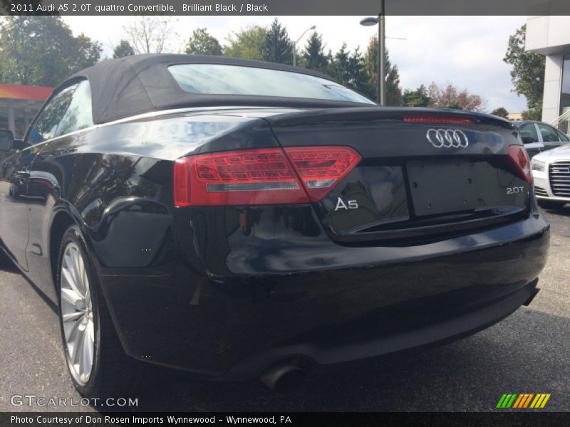 Brilliant Black / Black 2011 Audi A5 2.0T quattro Convertible