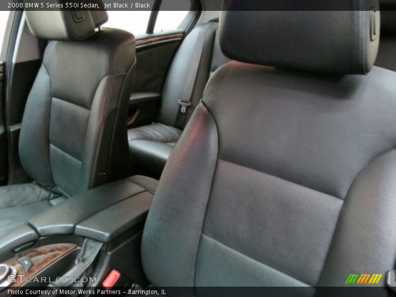 Jet Black / Black 2008 BMW 5 Series 550i Sedan