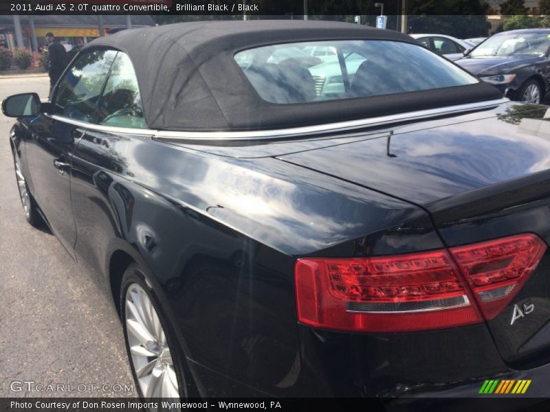 Brilliant Black / Black 2011 Audi A5 2.0T quattro Convertible