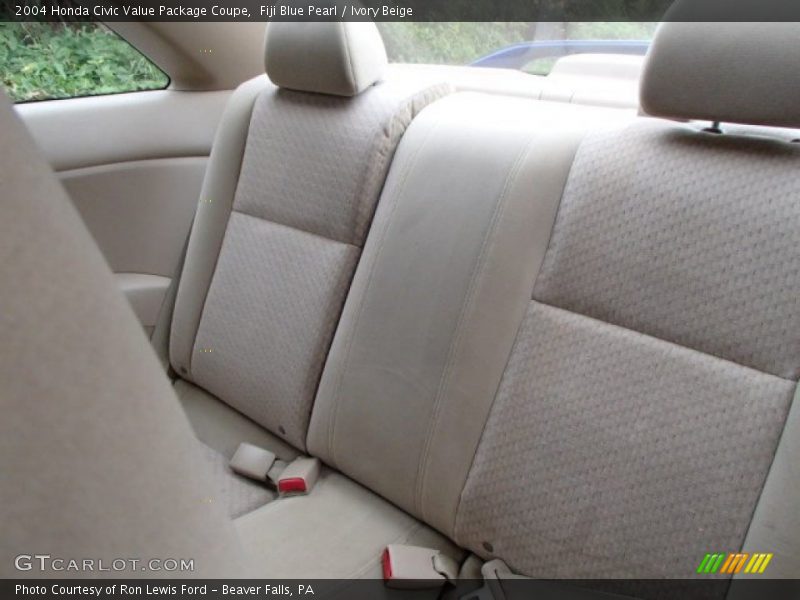 Fiji Blue Pearl / Ivory Beige 2004 Honda Civic Value Package Coupe