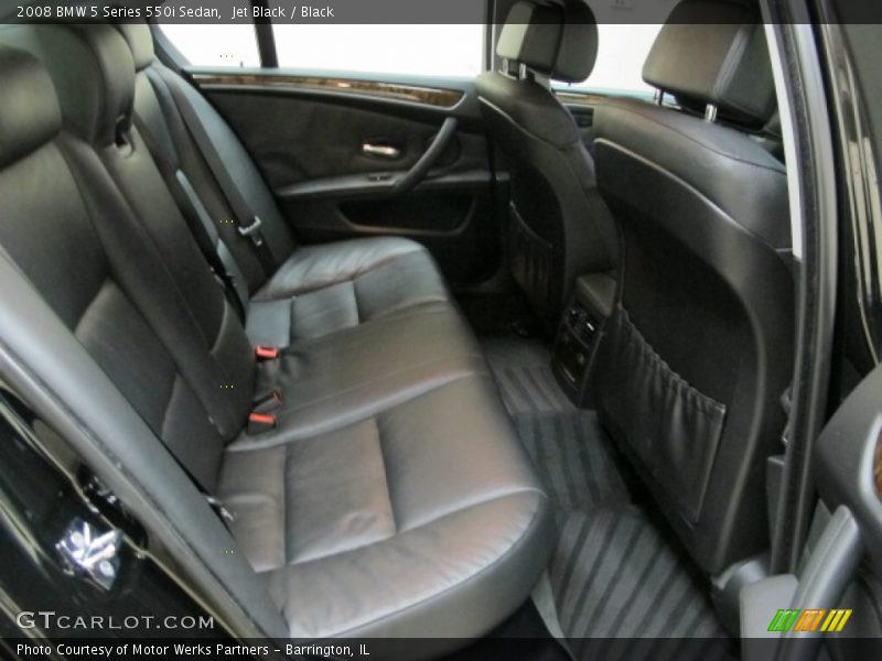 Jet Black / Black 2008 BMW 5 Series 550i Sedan