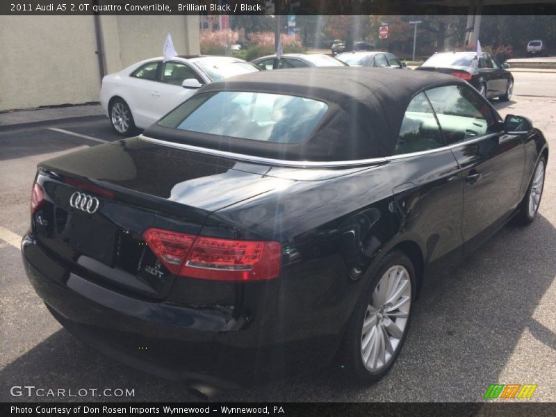 Brilliant Black / Black 2011 Audi A5 2.0T quattro Convertible