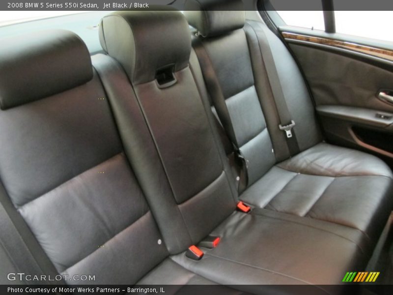 Jet Black / Black 2008 BMW 5 Series 550i Sedan