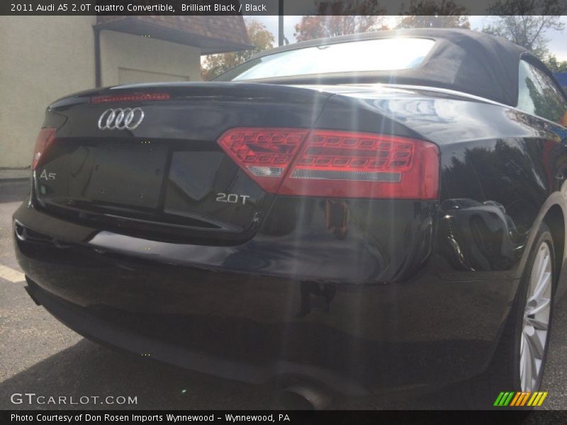 Brilliant Black / Black 2011 Audi A5 2.0T quattro Convertible