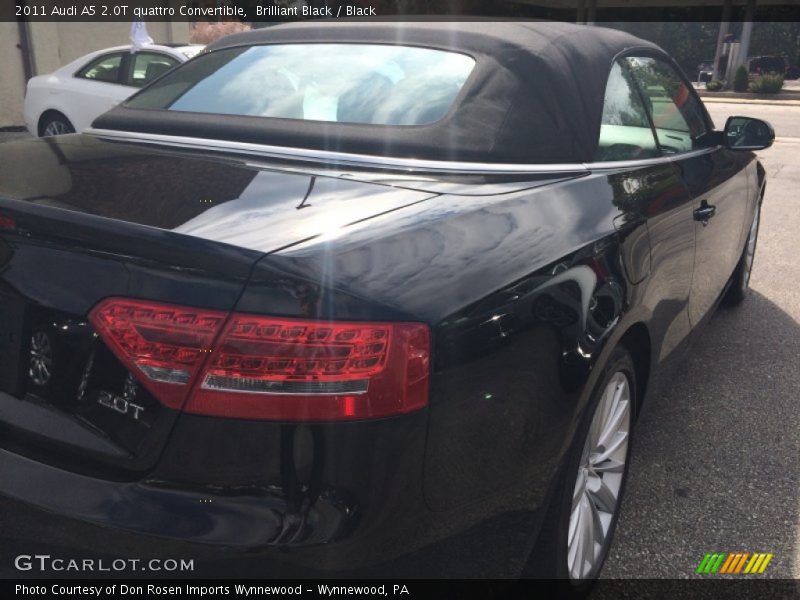 Brilliant Black / Black 2011 Audi A5 2.0T quattro Convertible