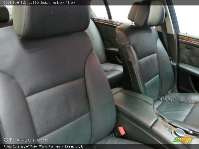 Jet Black / Black 2008 BMW 5 Series 550i Sedan