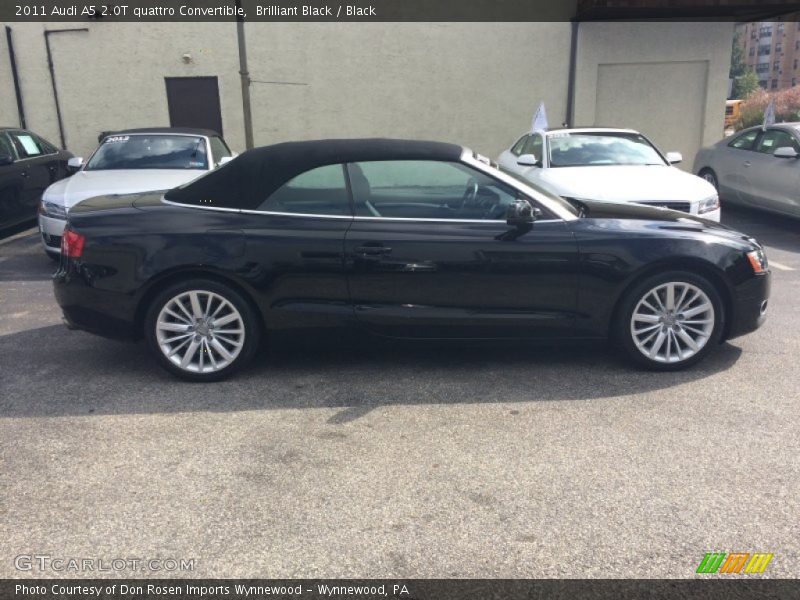 Brilliant Black / Black 2011 Audi A5 2.0T quattro Convertible