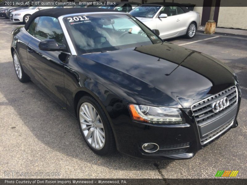 Front 3/4 View of 2011 A5 2.0T quattro Convertible