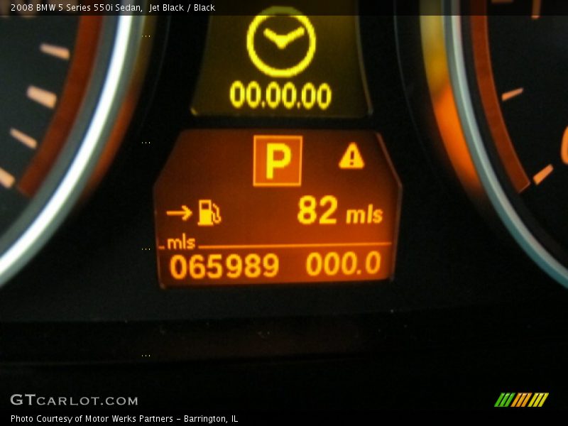 Jet Black / Black 2008 BMW 5 Series 550i Sedan