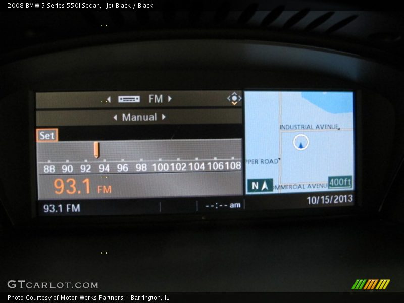 Jet Black / Black 2008 BMW 5 Series 550i Sedan