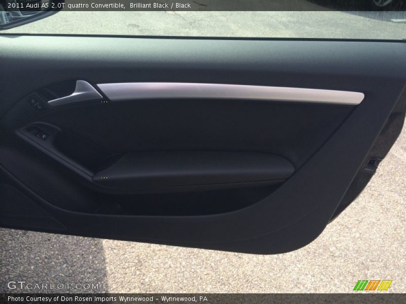 Brilliant Black / Black 2011 Audi A5 2.0T quattro Convertible