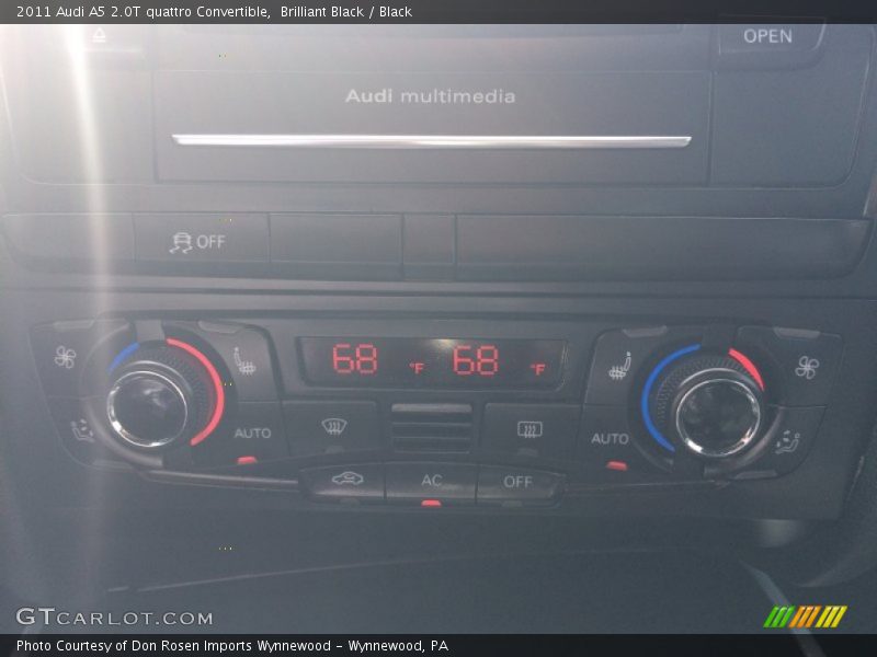 Brilliant Black / Black 2011 Audi A5 2.0T quattro Convertible