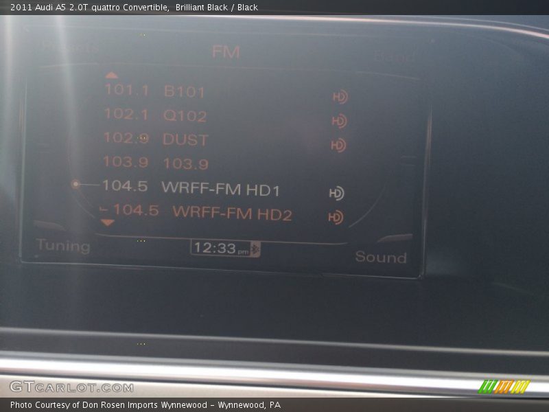 Brilliant Black / Black 2011 Audi A5 2.0T quattro Convertible