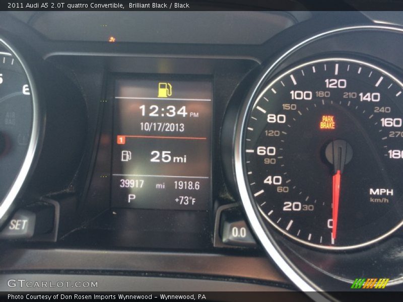 Brilliant Black / Black 2011 Audi A5 2.0T quattro Convertible