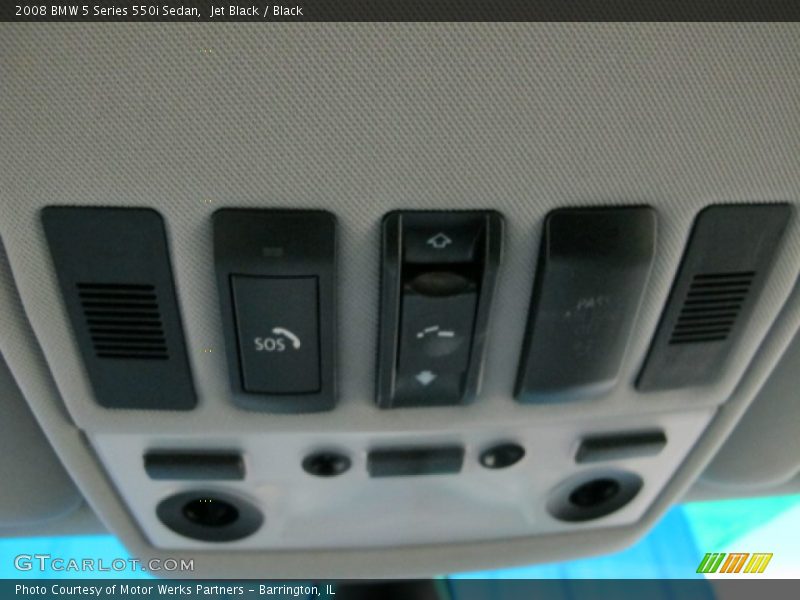 Jet Black / Black 2008 BMW 5 Series 550i Sedan