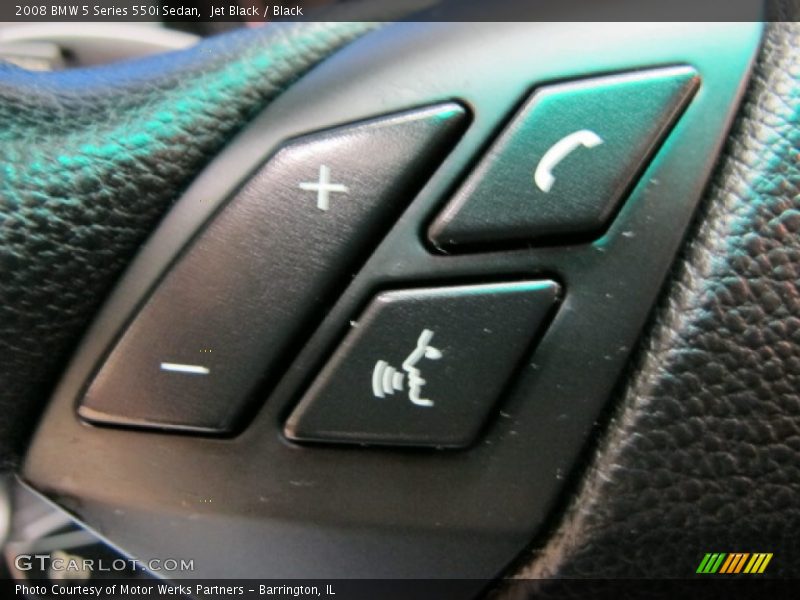 Controls of 2008 5 Series 550i Sedan