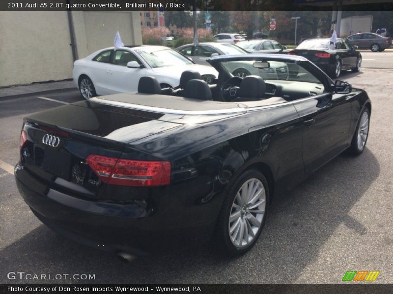Brilliant Black / Black 2011 Audi A5 2.0T quattro Convertible