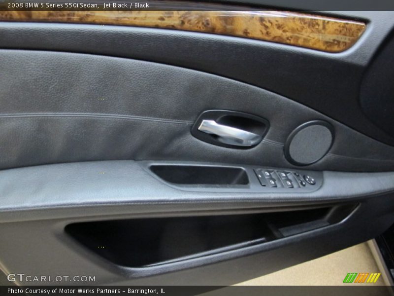 Jet Black / Black 2008 BMW 5 Series 550i Sedan