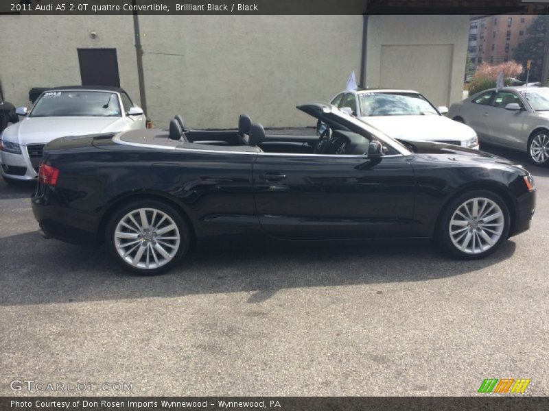 Brilliant Black / Black 2011 Audi A5 2.0T quattro Convertible