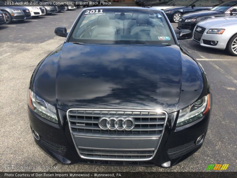 Brilliant Black / Black 2011 Audi A5 2.0T quattro Convertible