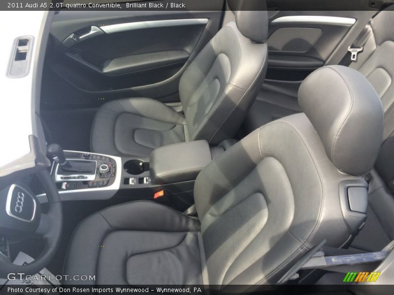 Brilliant Black / Black 2011 Audi A5 2.0T quattro Convertible