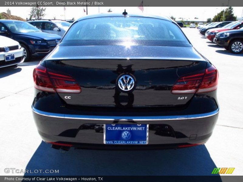 Deep Black Metallic / Black 2014 Volkswagen CC Sport